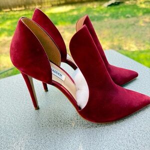 Steve Madden Deep Red Stiletto Heels